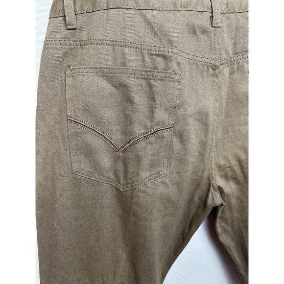 Ablanche New York Mens Brown Jeans 44x32 (31) 100% Cotton Casual Workwear - Picture 16 of 16